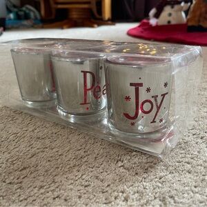 BRAND NEW: Christmas candle holders